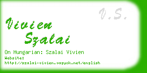vivien szalai business card
